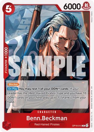 (OP16-012) Benn.Beckman - The Time of Battle - Foil