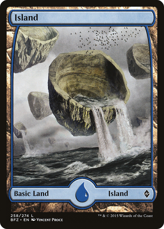 Island (BFZ-258) - Battle for Zendikar