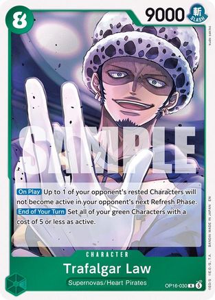 (OP16-030) Trafalgar Law (030) - The Time of Battle - Normal