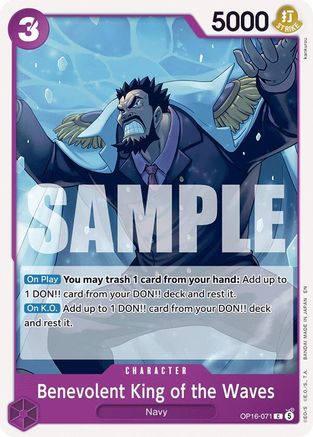 (OP16-071) Benevolent King of the Waves - The Time of Battle - Normal