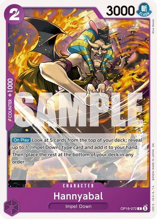 (OP16-072) Hannyabal - The Time of Battle - Normal