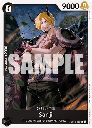 (OP16-086) Sanji - The Time of Battle - Normal