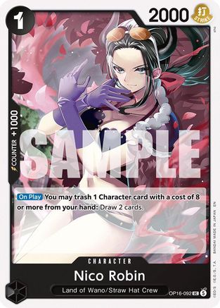 (OP16-092) Nico Robin - The Time of Battle - Normal