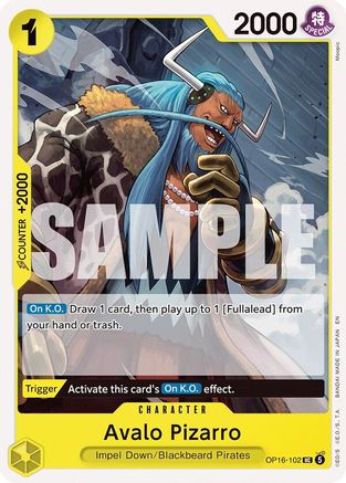 (OP16-102) Avalo Pizarro - The Time of Battle - Normal