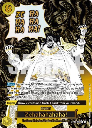 (OP16-116) Zehahahahaha! (Alternate Art) - The Time of Battle - Foil