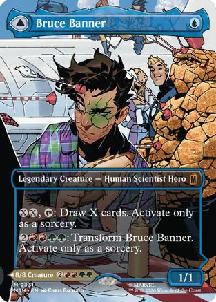 Bruce Banner (Borderless) (0331) (MSH-331) - Marvel Super Heroes Foil