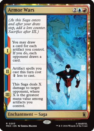 Armor Wars (MSH-203) - Marvel Super Heroes Foil