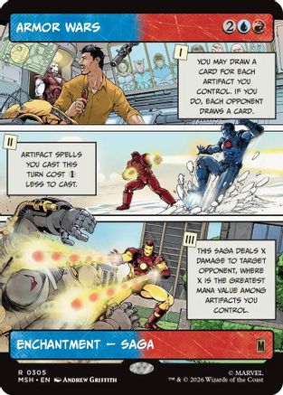Armor Wars (Borderless) (MSH-305) - Marvel Super Heroes Foil