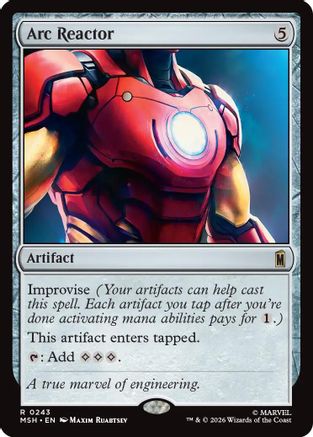Arc Reactor (MSH-243) - Marvel Super Heroes Foil