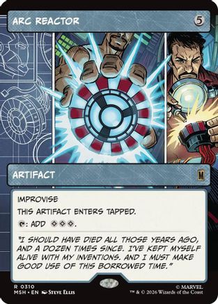Arc Reactor (Borderless) (MSH-310) - Marvel Super Heroes