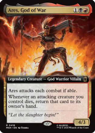 Ares, God of War (Extended Art) (MSH-418) - Marvel Super Heroes