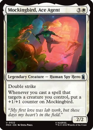 Mockingbird, Ace Agent (MSH-022) - Marvel Super Heroes