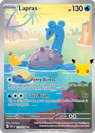 Lapras (131/null) - ME 30th Celebration Holofoil - Illustration Rare