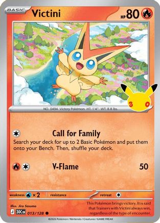 Victini (13/null) - ME 30th Celebration Holofoil - Common