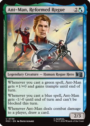Ant-Man, Reformed Rogue (MSC-739) - Commander: Marvel Super Heroes Foil