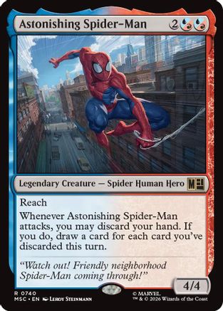 Astonishing Spider-Man (MSC-740) - Commander: Marvel Super Heroes