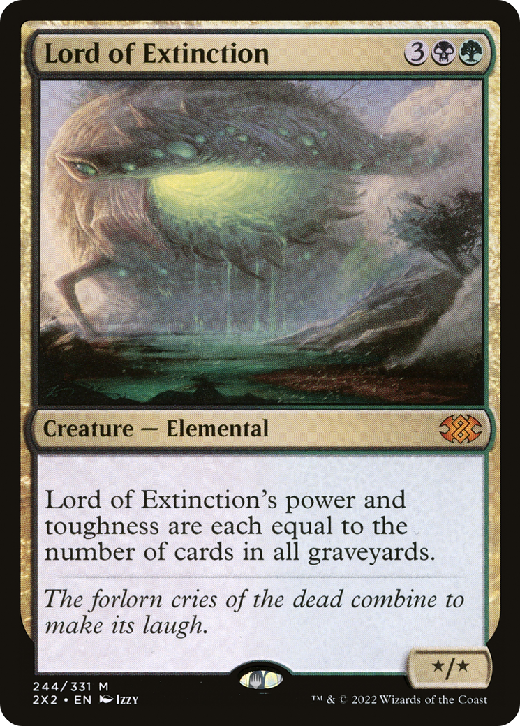 Lord of Extinction (2X2-244) - Double Masters 2022 Foil