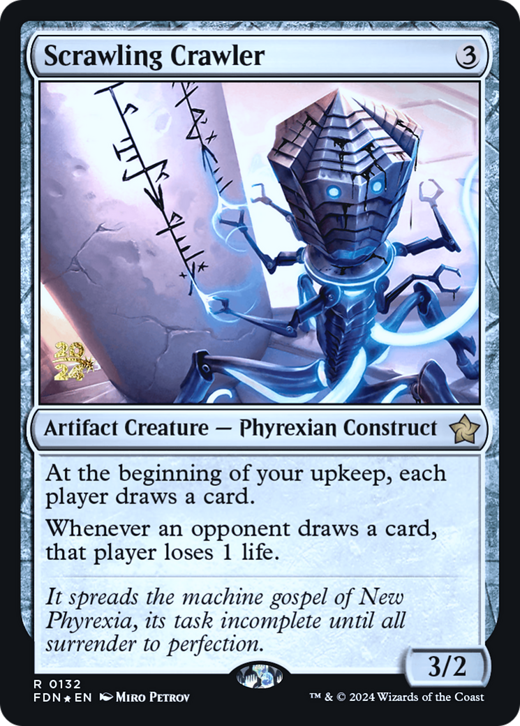 Scrawling Crawler (PRE-132) - Foundations Promos (Prerelease) Foil