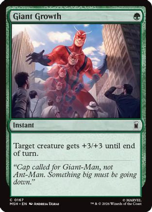 Giant Growth (MSH-167) - Marvel Super Heroes