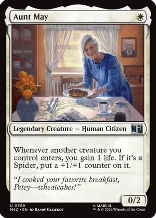 Aunt May (MSC-768) - Commander: Marvel Super Heroes