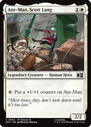 Ant-Man, Scott Lang (0834) (MSC-834) - Commander: Marvel Super Heroes
