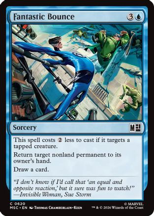 Fantastic Bounce (MSC-620) - Commander: Marvel Super Heroes Foil