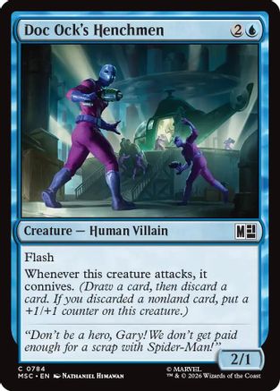 Doc Ock's Henchmen (MSC-784) - Commander: Marvel Super Heroes Foil