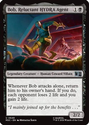 Bob, Reluctant HYDRA Agent (MSC-649) - Commander: Marvel Super Heroes Foil