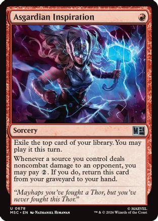Asgardian Inspiration (MSC-678) - Commander: Marvel Super Heroes