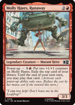 Molly Hayes, Runaway (MSC-698) - Commander: Marvel Super Heroes Foil