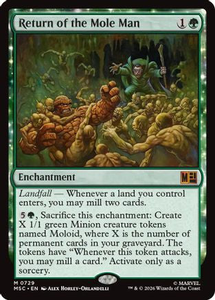Return of the Mole Man (MSC-729) - Commander: Marvel Super Heroes Foil