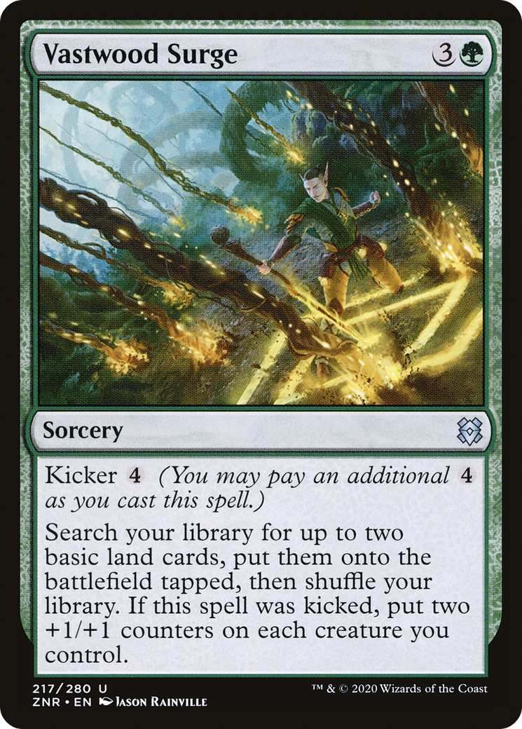 Vastwood Surge (ZNR-217) - Zendikar Rising Foil