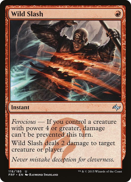 Wild Slash (FRF-118) - Fate Reforged