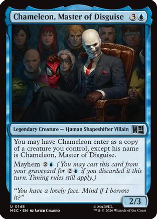 Chameleon, Master of Disguise (Surge Foil) (MSC-148) - Commander: Marvel Super Heroes Foil