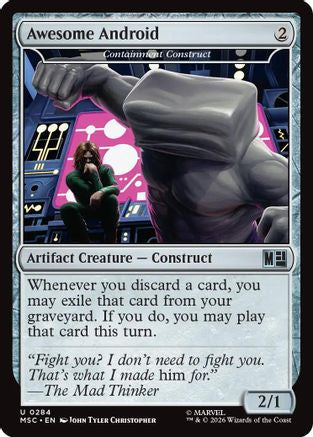 Awesome Android - Containment Construct (Surge Foil) (MSC-284) - Commander: Marvel Super Heroes Foil