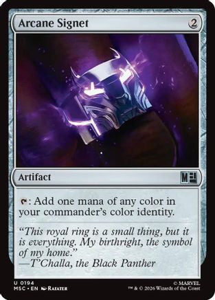 Arcane Signet (0194) (MSC-194) - Commander: Marvel Super Heroes