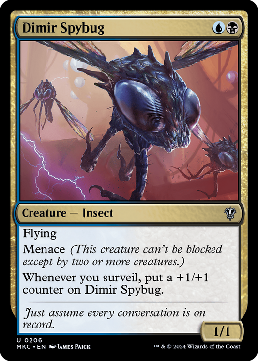 Dimir Spybug (MKC-206) - Murders at Karlov Manor Commander