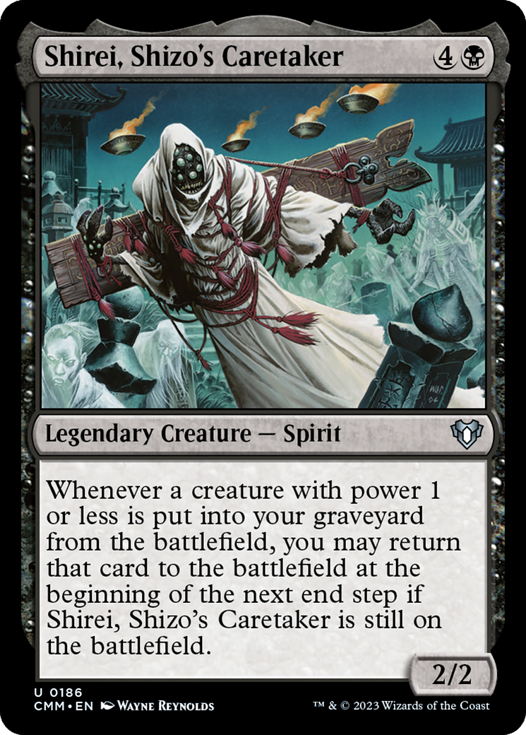 Shirei, Shizo's Caretaker (CMM-186) - Commander Masters