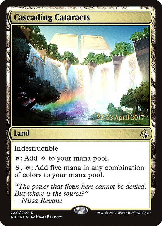 Cascading Cataracts (PRE-240S) - Amonkhet Promos (Prerelease) Foil