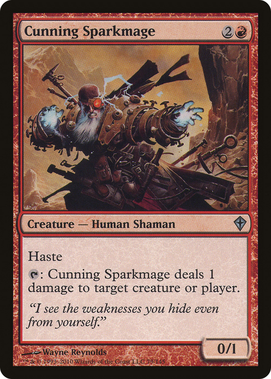 Cunning Sparkmage (WWK-079) - Worldwake