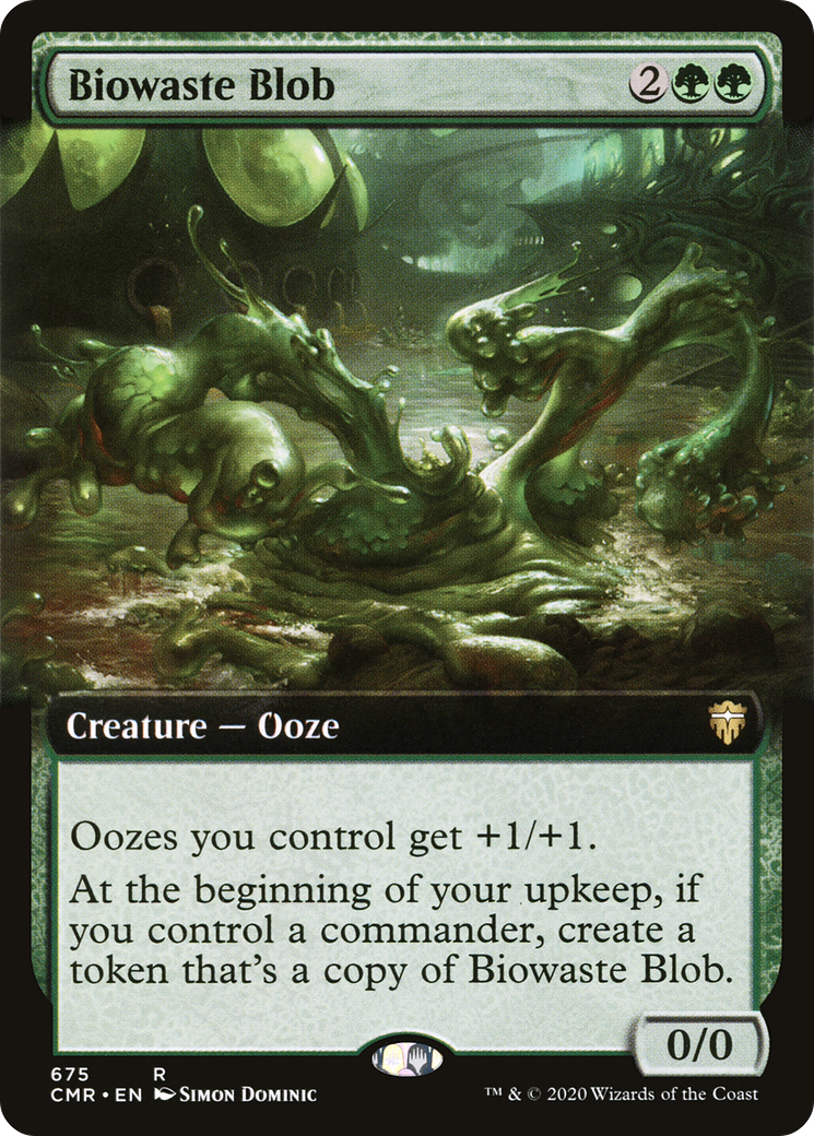 Biowaste Blob (CMR-675) - Commander Legends: (Extended Art)