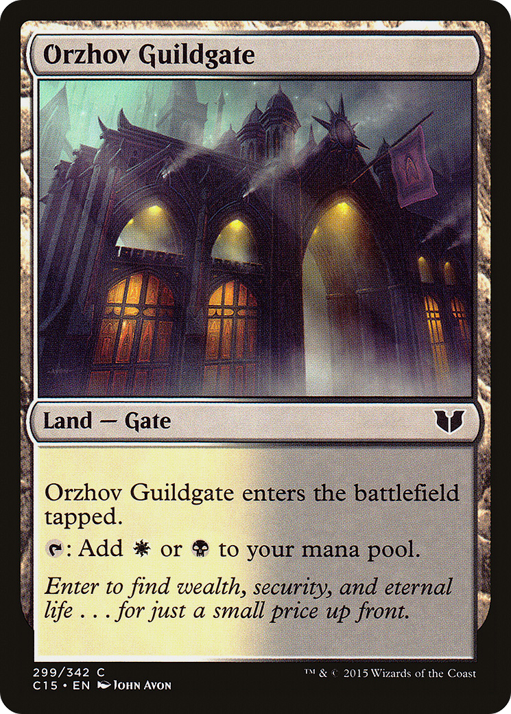 Orzhov Guildgate (C15-299) - Commander 2015