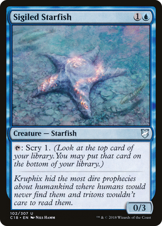 Sigiled Starfish (C18-102) - Commander 2018