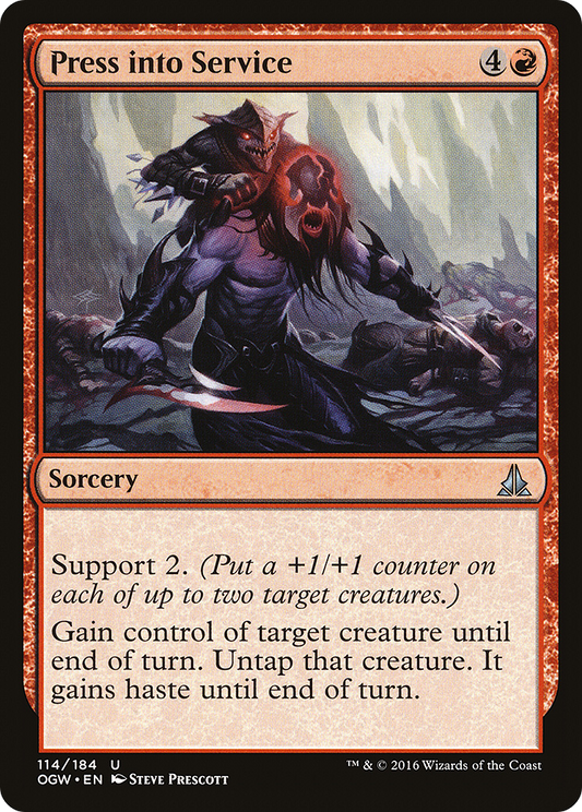 Press into Service (OGW-114) - Oath of the Gatewatch Foil