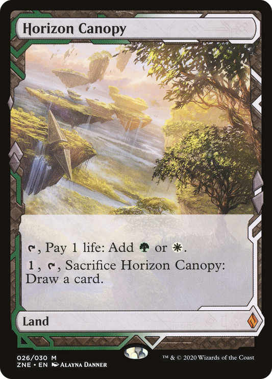 Horizon Canopy (ZNE-026) - Zendikar Rising Expeditions Foil