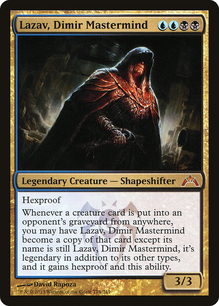 Lazav, Dimir Mastermind (GTC-174) - Gatecrash Foil