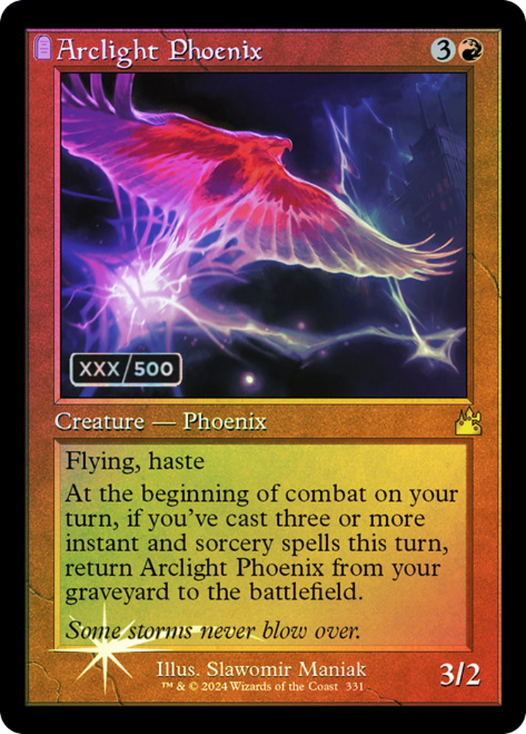 Arclight Phoenix (RVR-331Z) - Ravnica Remastered: (tombstone) Foil