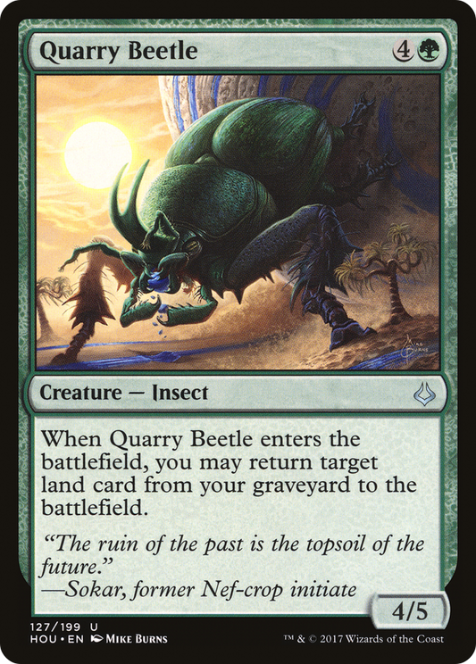 Quarry Beetle (HOU-127) - Hour of Devastation Foil