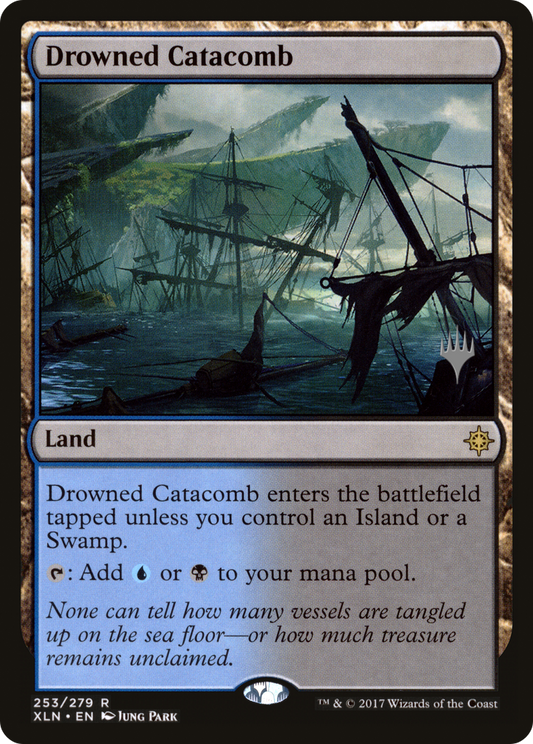 Drowned Catacomb (PXLN-253P) - Ixalan Promos