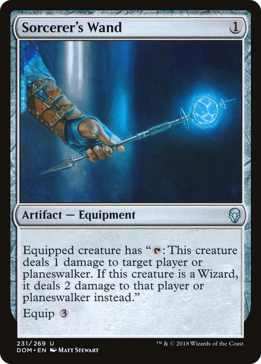 Sorcerer's Wand (DOM-231) - Dominaria Foil